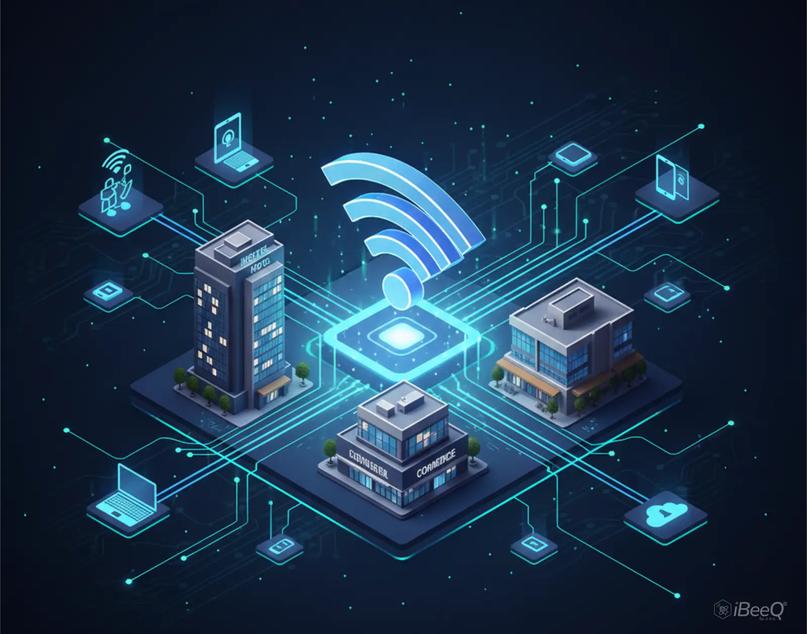 Nowoczesna sieć Wi-Fi 6 w hotelu — punkty dostępowe, stabilne połączenie i zarządzanie chmurowe dla obiektów noclegowych i komercyjnych