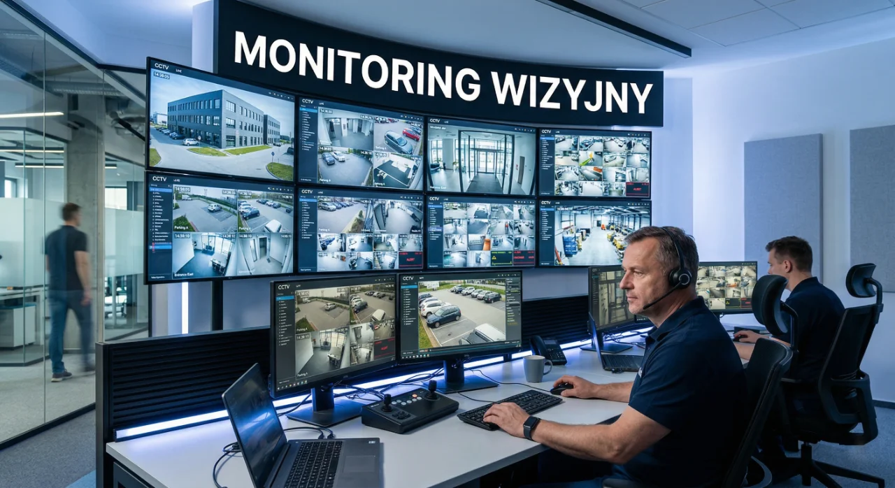 System monitoringu wizyjnego CCTV — kamery IP, NVR, integracja z siecią