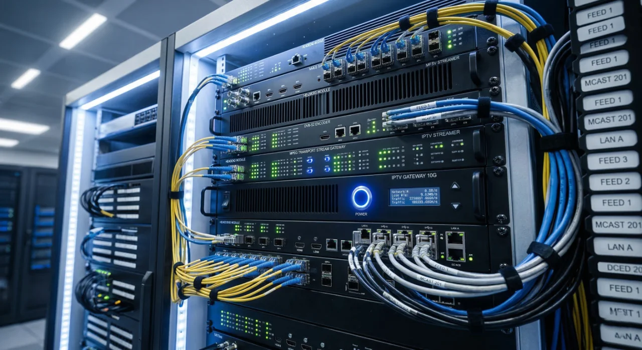 IPTV Gateway hotelowy — enkoder sygnału telewizyjnego IP iBeeQ