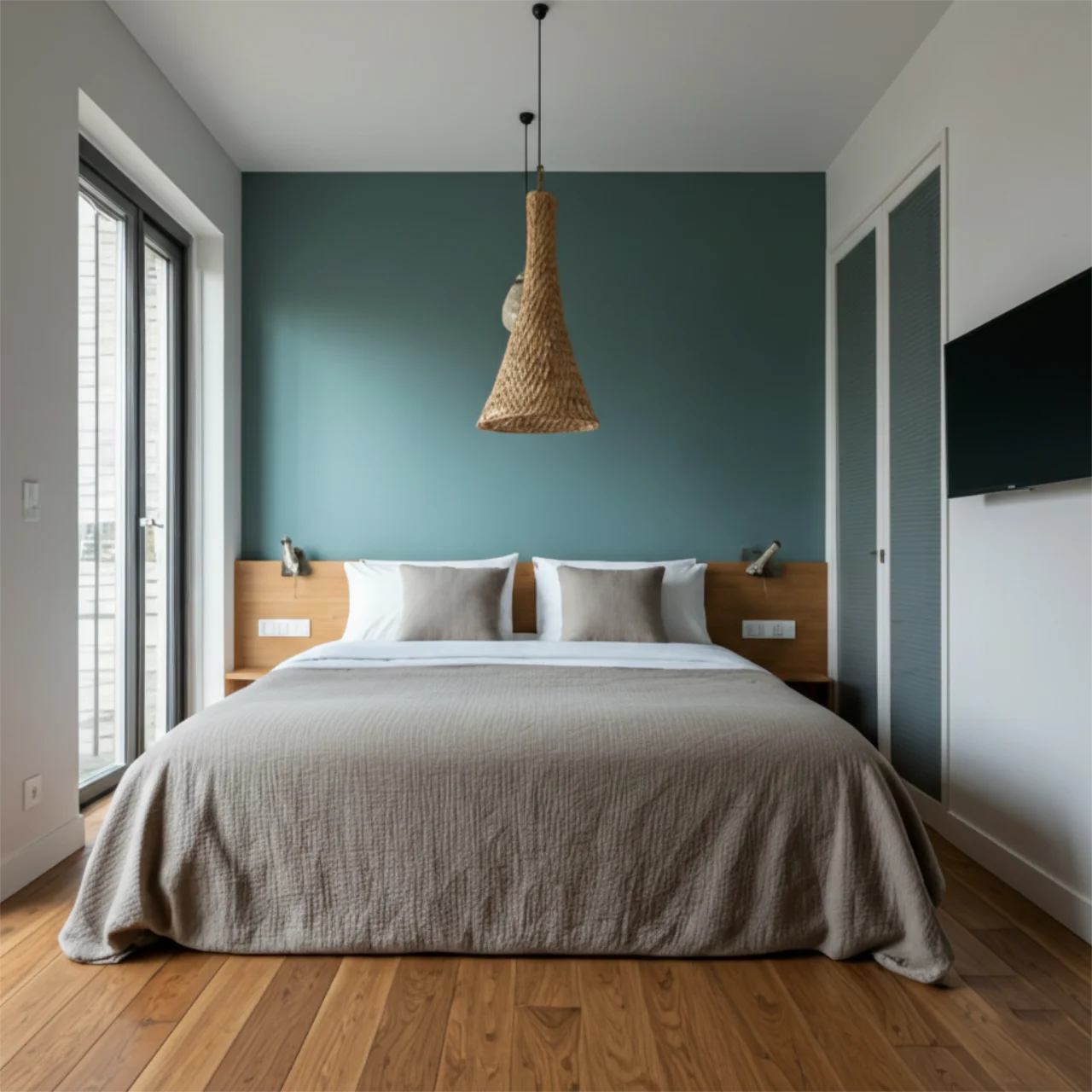 Nowoczesny pokój hotelowy z infrastrukturą IT