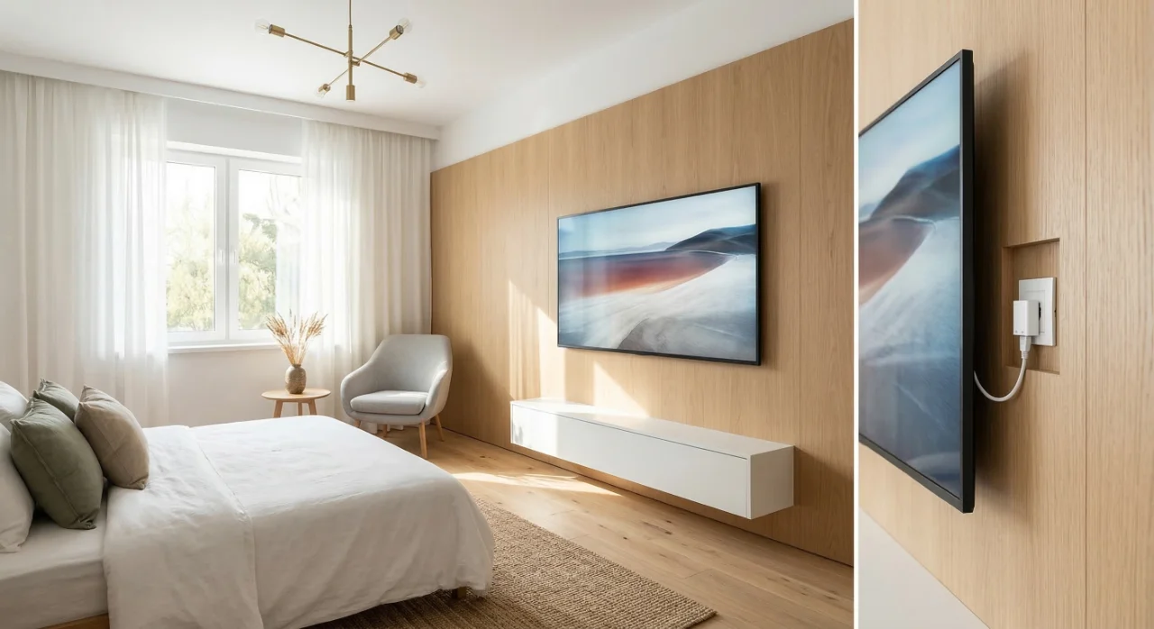 Pokój hotelowy z zainstalowanym systemem TV over Twisted Pair — realizacja iBeeQ